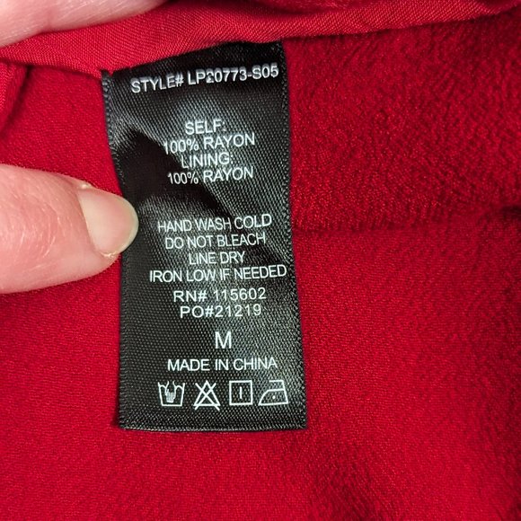 Summer Red Romper - Picture 6 of 9